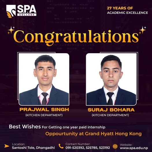 From S.P.A College to Hong Kong